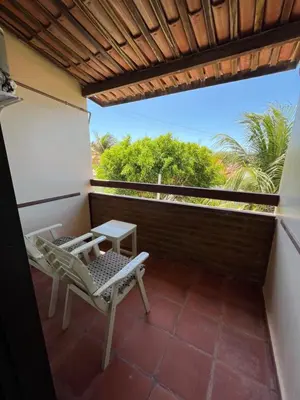 Uma varanda ou terraço em Bela Vista