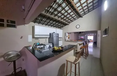 A cozinha ou kitchenette de Pé na Areia