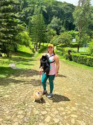 O animal ou animais de estimação com os hóspedes em Hotel Chale Nosso Sítio