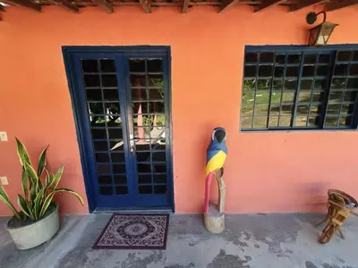 A planta de Linda casa com banho natural em Guaramiranga