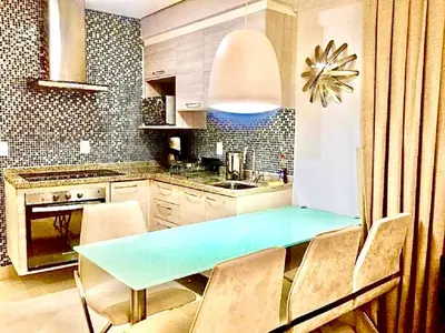 A cozinha ou kitchenette de Landscape Beira Mar Deluxe Vista Mar