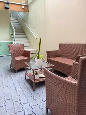 Uma área de estar em Pousada dos Corais