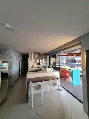 A cozinha ou kitchenette de Exclusiva Cobertura no Gold B -Landscape