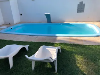 A piscina em ou perto de Diversão, férias, casa na praia de cumbuco.