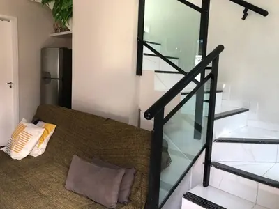 Uma cama ou camas num quarto em Diversão, férias, casa na praia de cumbuco.
