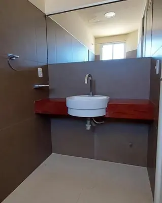 Uma casa de banho em Apartamento em Canoa Quebrada-Vilas na Praia Residence apto 03