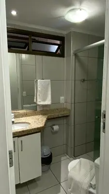 Uma casa de banho em Flat Beira Mar Fortaleza