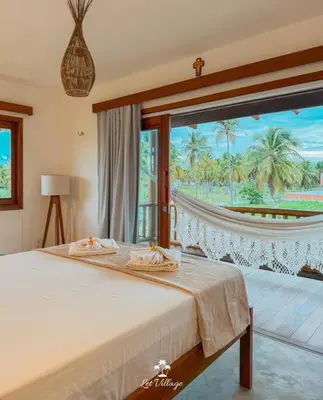 Uma cama ou camas num quarto em Let Village