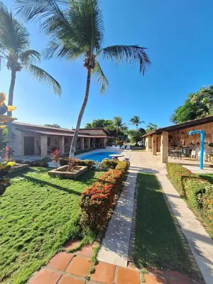 O edifício onde a casa de hóspedes está situado