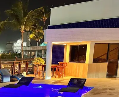 O edifício onde o aparthotel está situado