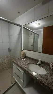 Uma casa de banho em Flat Frente Mar - Beira Mar Fortaleza