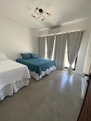 Uma cama ou camas num quarto em Villa Di Lucca
