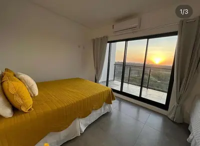 Uma cama ou camas num quarto em Villa Di Lucca