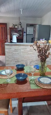 A cozinha ou kitchenette de Casa do Bougainvillea Mundaú-Trairi-Ce