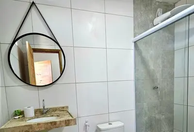 Uma casa de banho em Pousada Mali