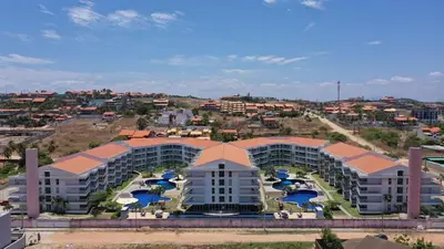 O edifício onde o apartamento está situado