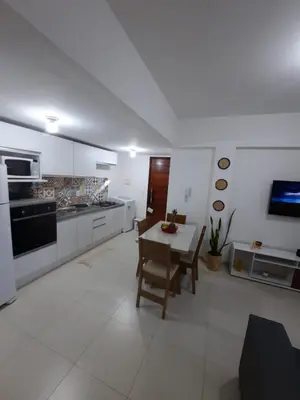 A cozinha ou kitchenette de Cumbuco Residencial Dunas Beach apt.203