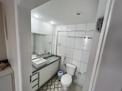 Uma casa de banho em Studio Praia Iracema