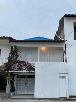 O edifício onde a casa de férias está situado