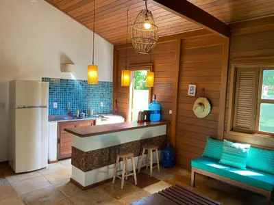 A cozinha ou kitchenette de Condominio Vila dos Ventos