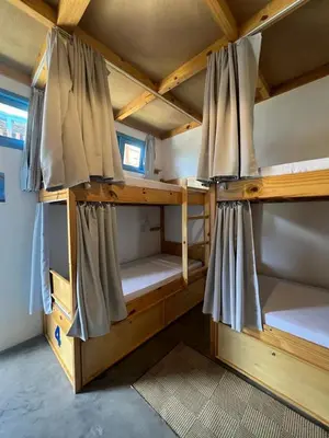 Uma cama ou camas num quarto em MAKTUB PREA HOSTEL