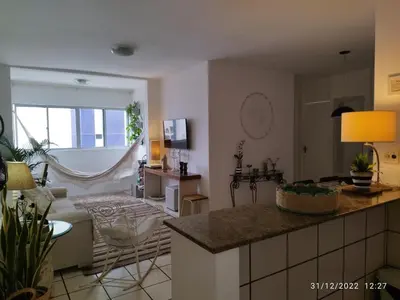 A planta de apartamento na praia de Iracema com vista mar