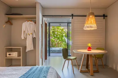 Uma cama ou camas num quarto em Saline Taíba Boutique Beach Hotel