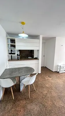 A cozinha ou kitchenette de Flat Atlântico Neto