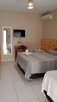 Uma cama ou camas num quarto em Dunas de Jeri