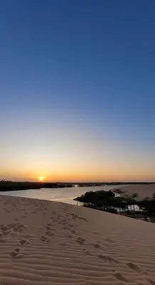 Paisagem natural perto da casa de hóspedes