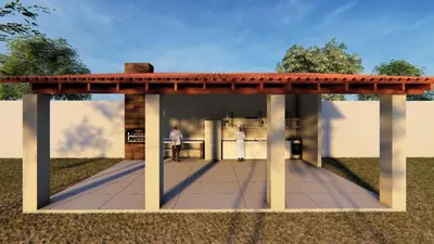 O edifício onde o B&B está situado