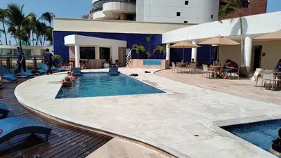 A piscina em ou perto de Flat 1211 Luxo Beira Mar Fortaleza