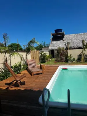 A piscina em ou perto de Casa de praia em Fortim CE com ótima localização e fácil acesso