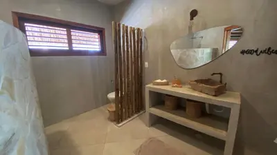 Uma casa de banho em Casa Pura Vida - Icaraizinho