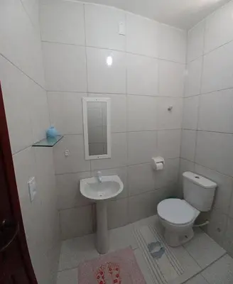 Uma casa de banho em Manitu Flat Canoa Quebrada