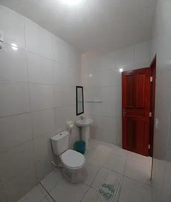 Uma casa de banho em Manitu Flat Canoa Quebrada