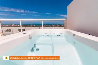 A planta de Beach Townhouses - Duplex com Jacuzzi by Carpediem