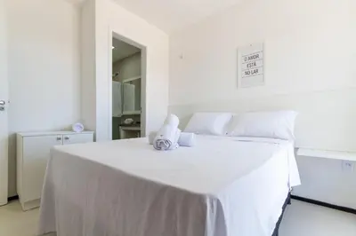 Uma cama ou camas num quarto em Beach Townhouses #C3 - Casa equipada por Carpediem