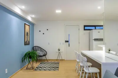 A planta de Beira Mar Fortaleza-Flat Lindo e Aconchegante!