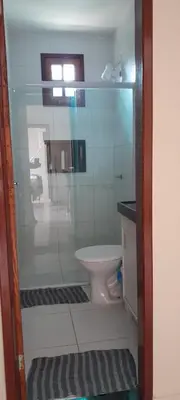 Uma casa de banho em Chalé Serrano