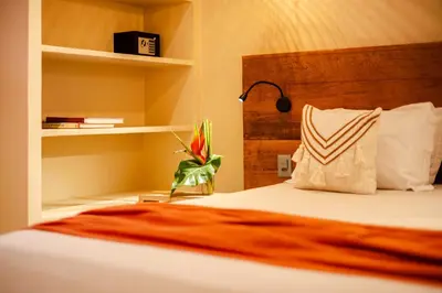 Uma cama ou camas num quarto em Casa TUA no Preá pertinho do Mar