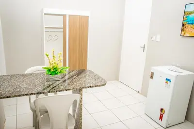 A cozinha ou kitchenette de Hotel Letiva Centro