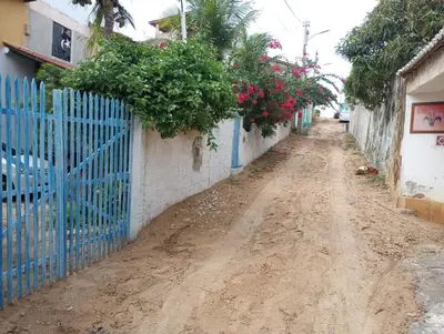 A vizinhança circundante ou próxima da casa de hóspedes