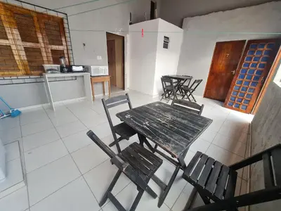 A cozinha ou kitchenette de Pousada Meireles Praia