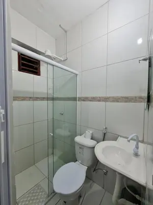 Uma casa de banho em Pousada Meireles Praia