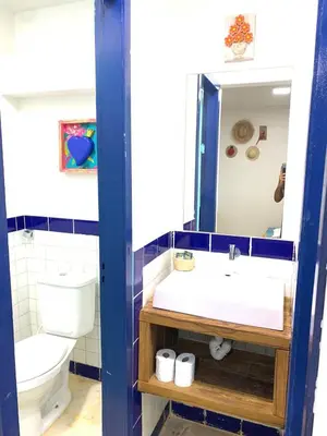 Uma casa de banho em Maria Flor Pousada