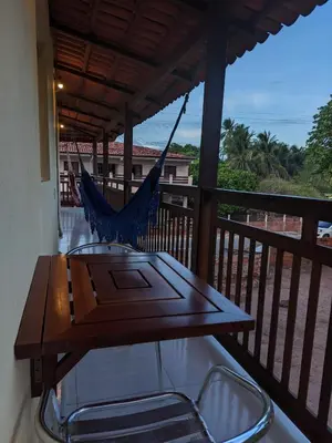 Uma varanda ou terraço em Pousada Albuquerque