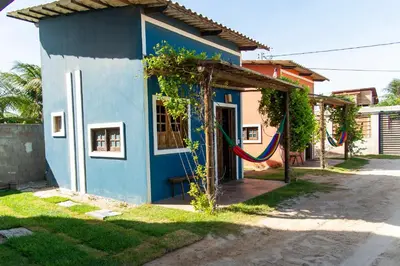 O edifício onde a casa de hóspedes está situado