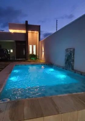 A piscina em ou perto de Casa de Praia em Beberibe - House 4k Beberibe, Acomoda até 12 pessoas