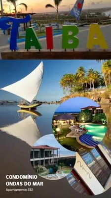 A planta de TAIBA - ONDAS DO MAR RESIDENCE Ap 212 - Rezende Temporada